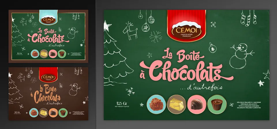 Cémoi : Propositions de packagings (2/4)
