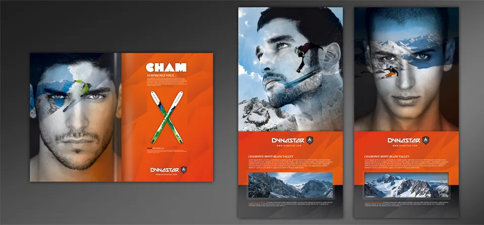 Skis Dynastar : Proposition d'identité visuelle et concept de communication (3/6)