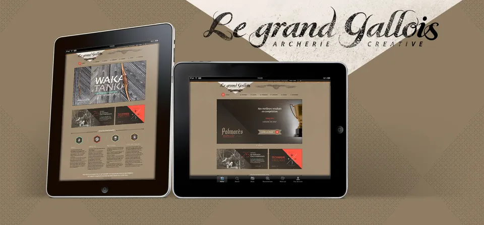 Le Grand Gallois : Site internet (1/6)
