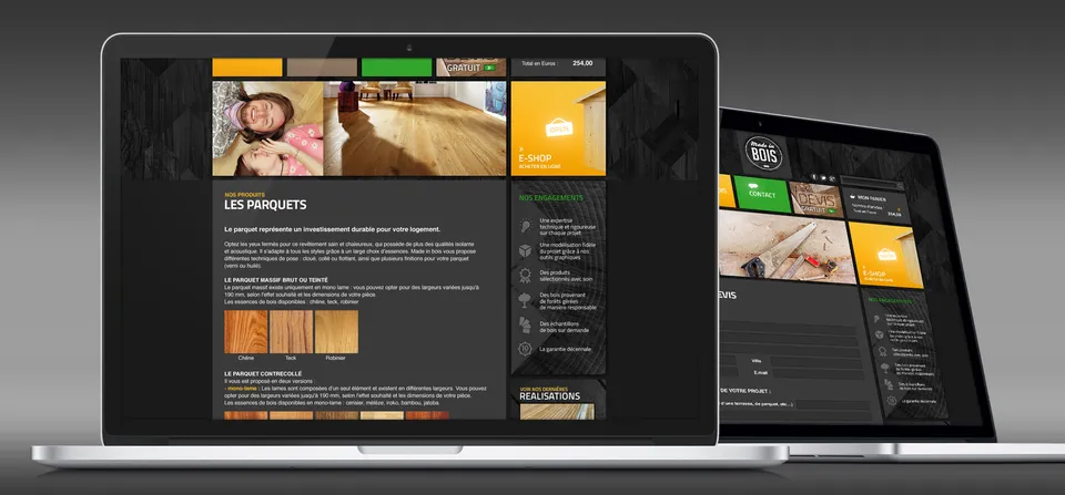 Made in Bois : Site internet (3/4)