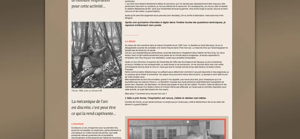 Le Grand Gallois : Site internet (4/6)