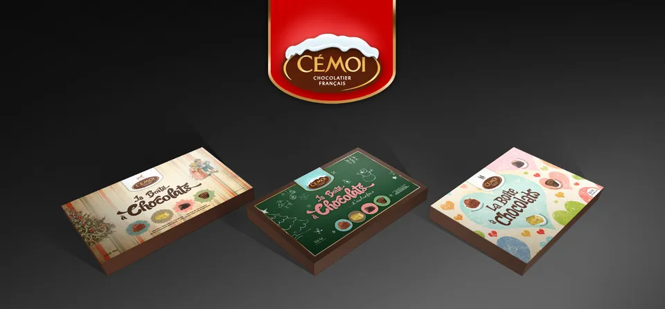 Cémoi : Propositions de packagings (1/4)