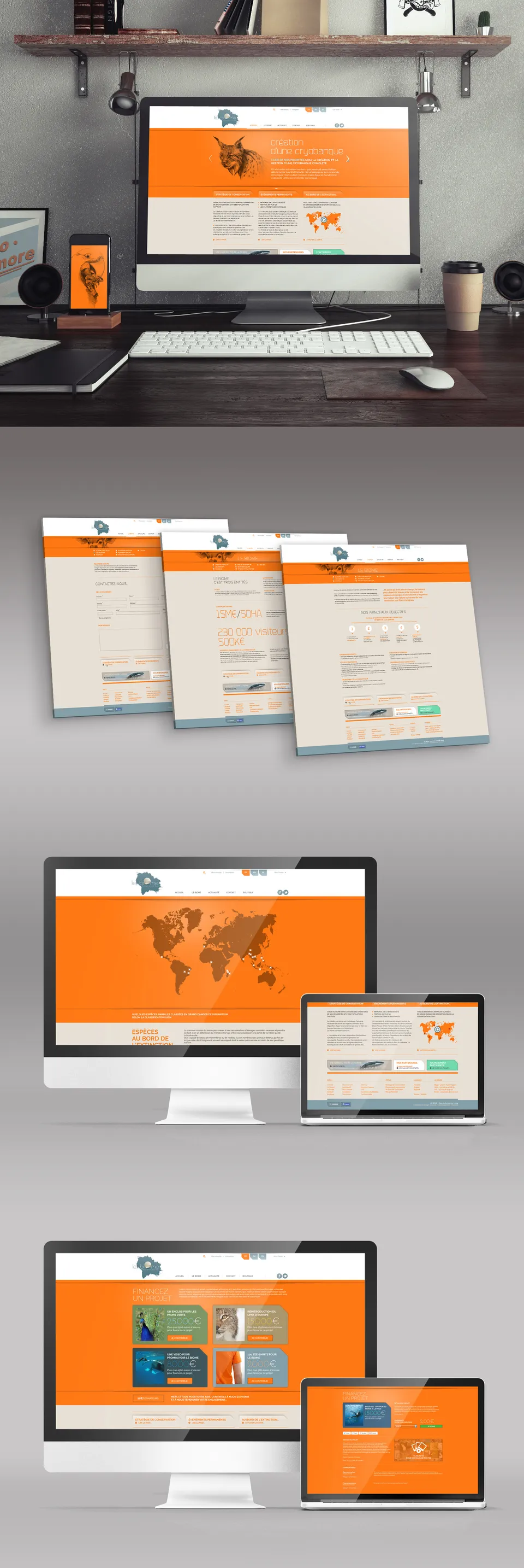 Le Biome : Site internet (1/1)