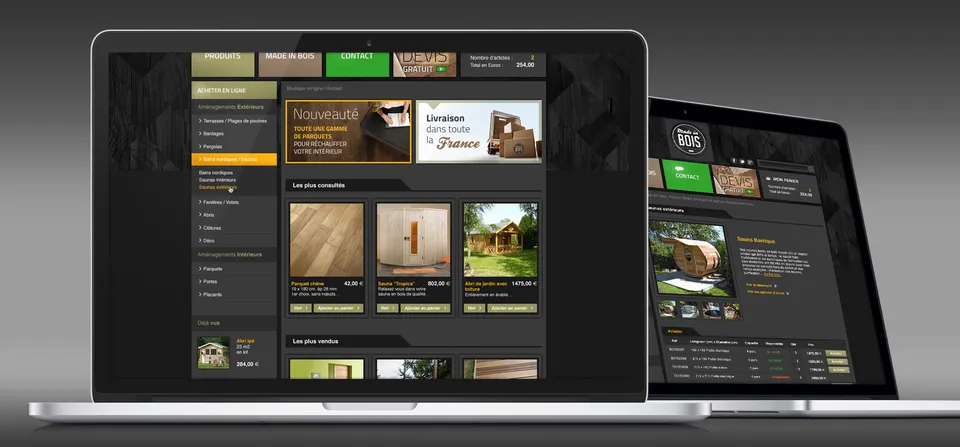 Made in Bois : Site internet (4/4)