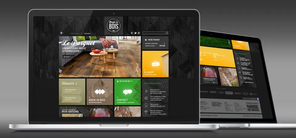 Made in Bois : Site internet (2/4)