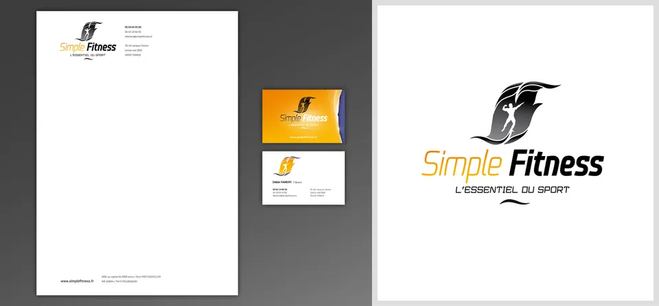 Simple Fitness : Identité visuelle (3/5)