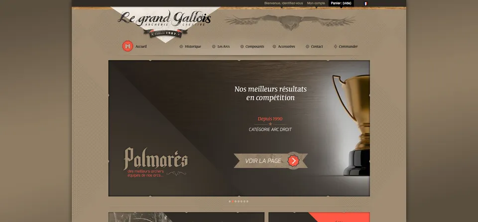 Le Grand Gallois : Site internet (2/6)