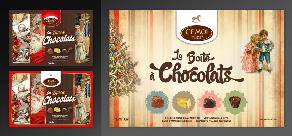 Cémoi : Propositions de packagings (4/4)
