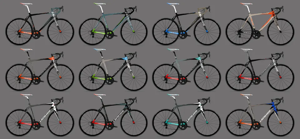 Cycles Lapierre : Propositions de décors de vélos (2/8)