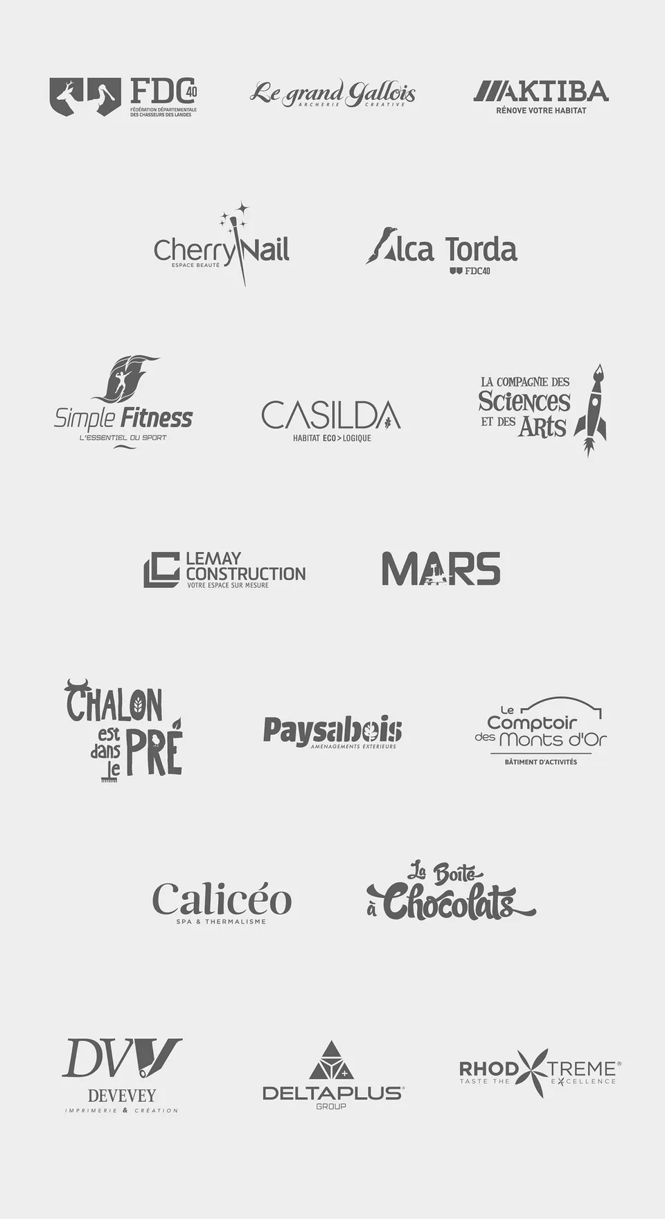 Logotypes : Sélection de logotypes (1/1)