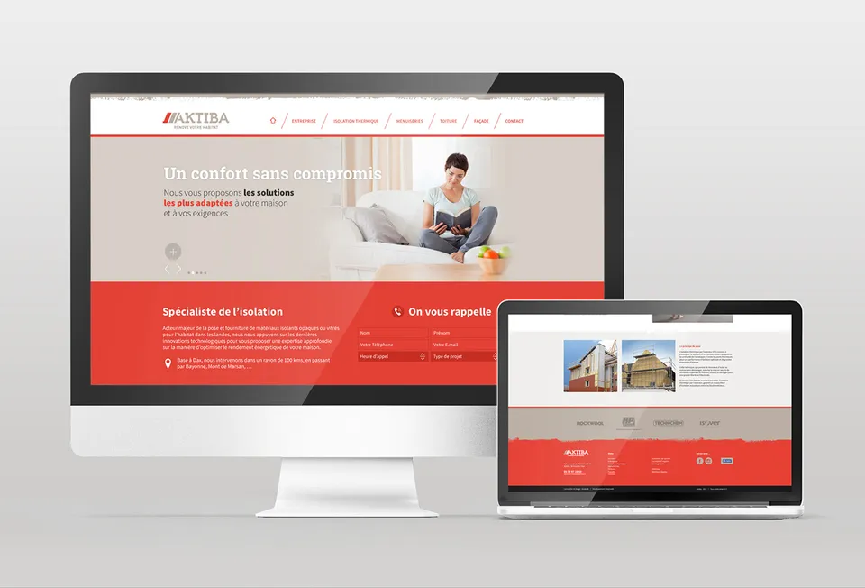 Aktiba : Site internet (1/4)