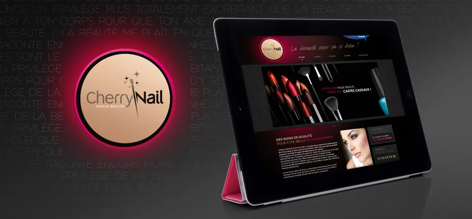 Cherry Nail : Site internet vitrine (1/3)