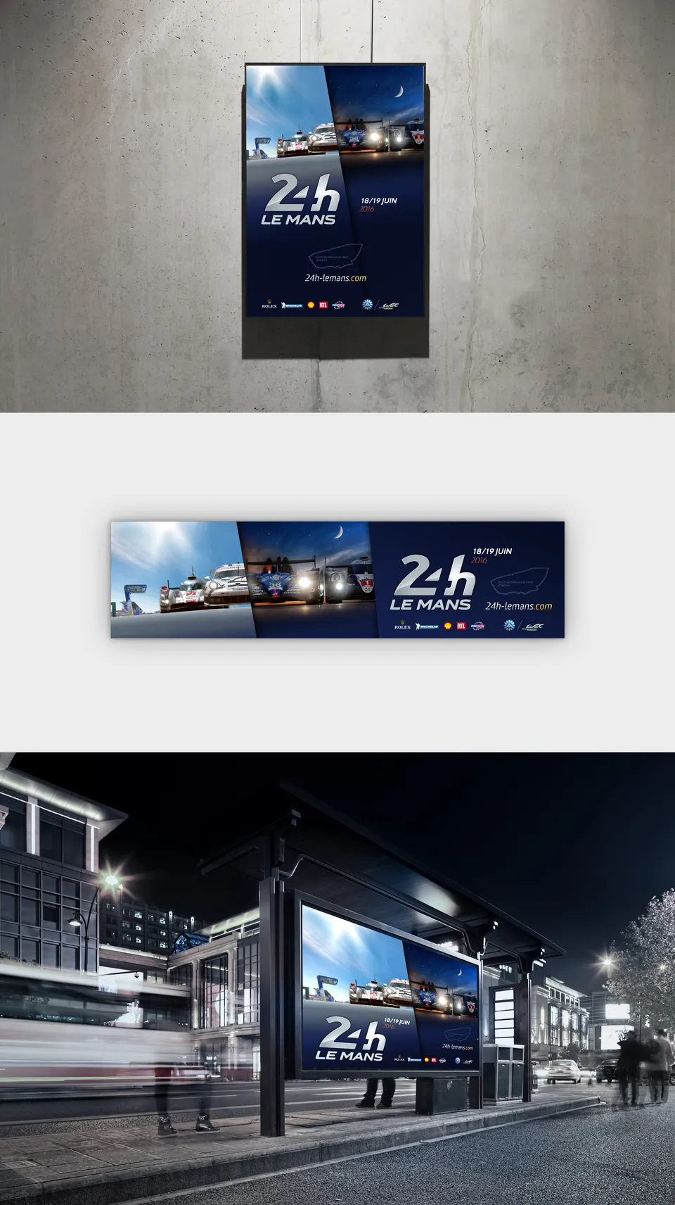 24H du Mans : Visuel de campagne d'affichage (1/1)