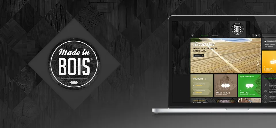 Made in Bois : Site internet (1/4)